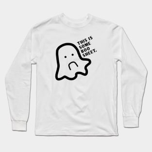This Is Some Boo Sheet Drawing Long Sleeve T-Shirt